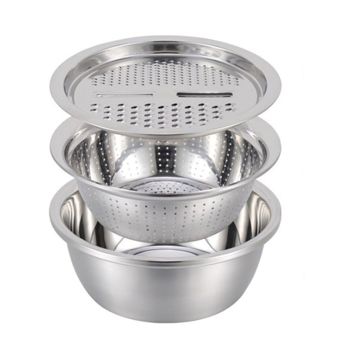 Julienne Grater – 3-in-1 Stainless Steel Salad Maker – alternate view
