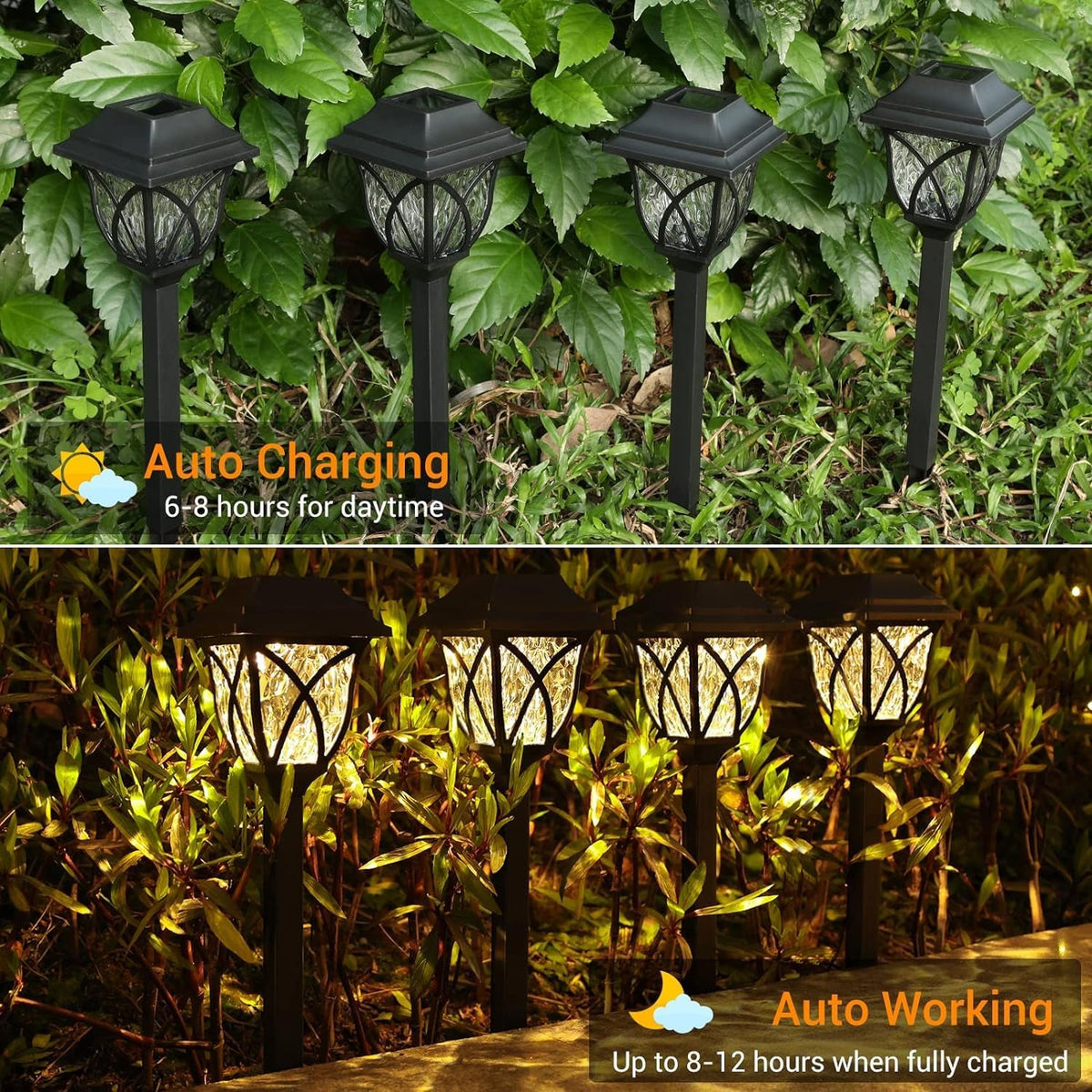 Solar Pathway Lights – Water-Ripple Garden Lighting – view 11