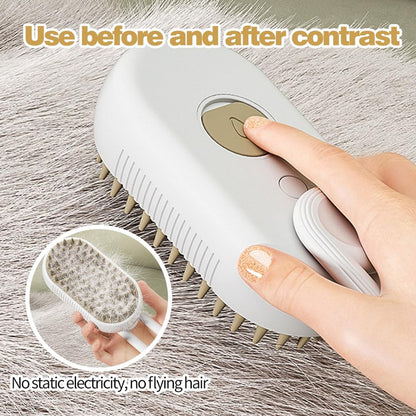 Electric Pet Steam Brush – Hair Removal & Massage – view 7