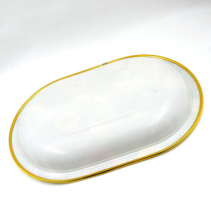 Plastic Serving Tray – Flower Print Design, 35x24cm – view 7