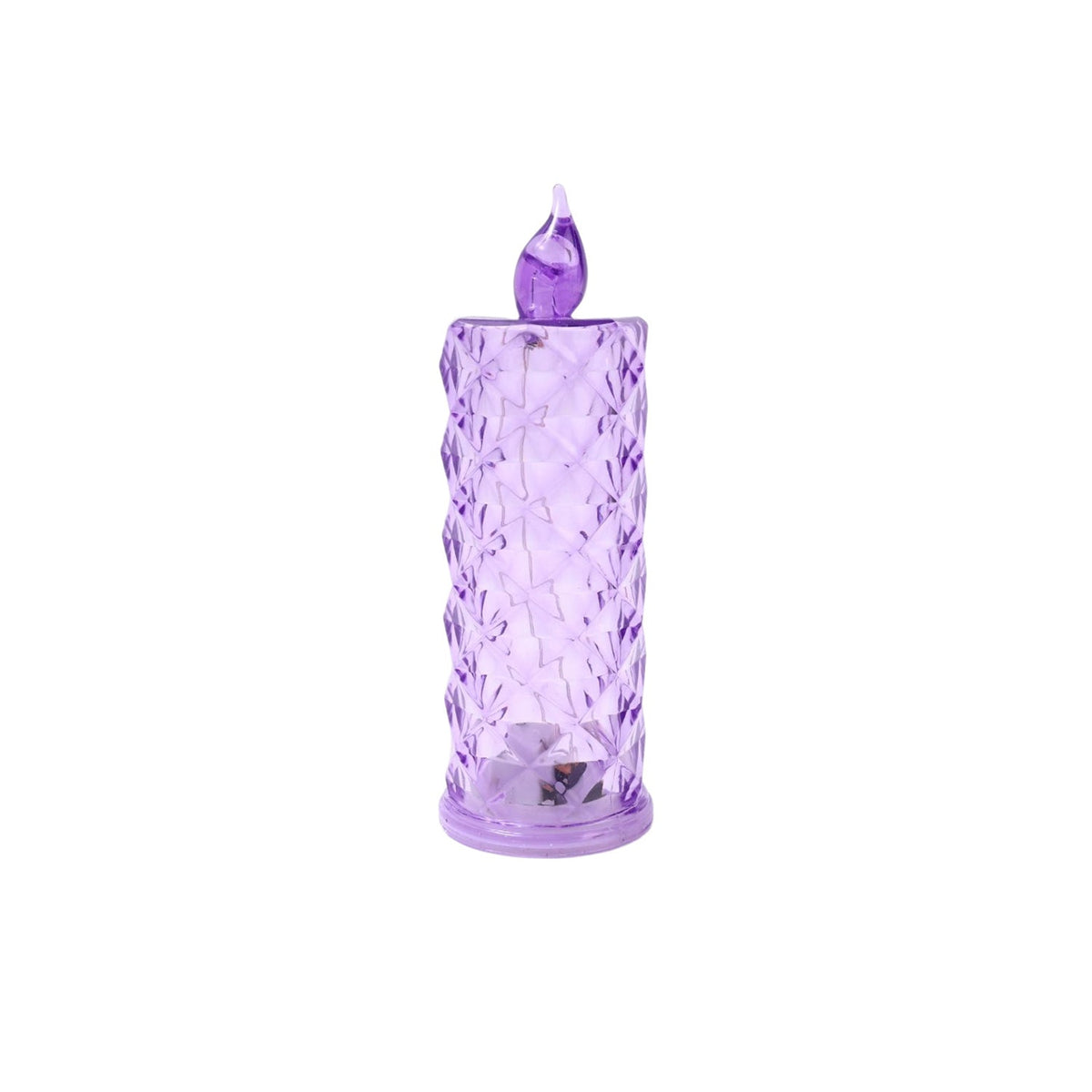 Crystal Candlelight – Multicolor Decorative Candle – alternate view