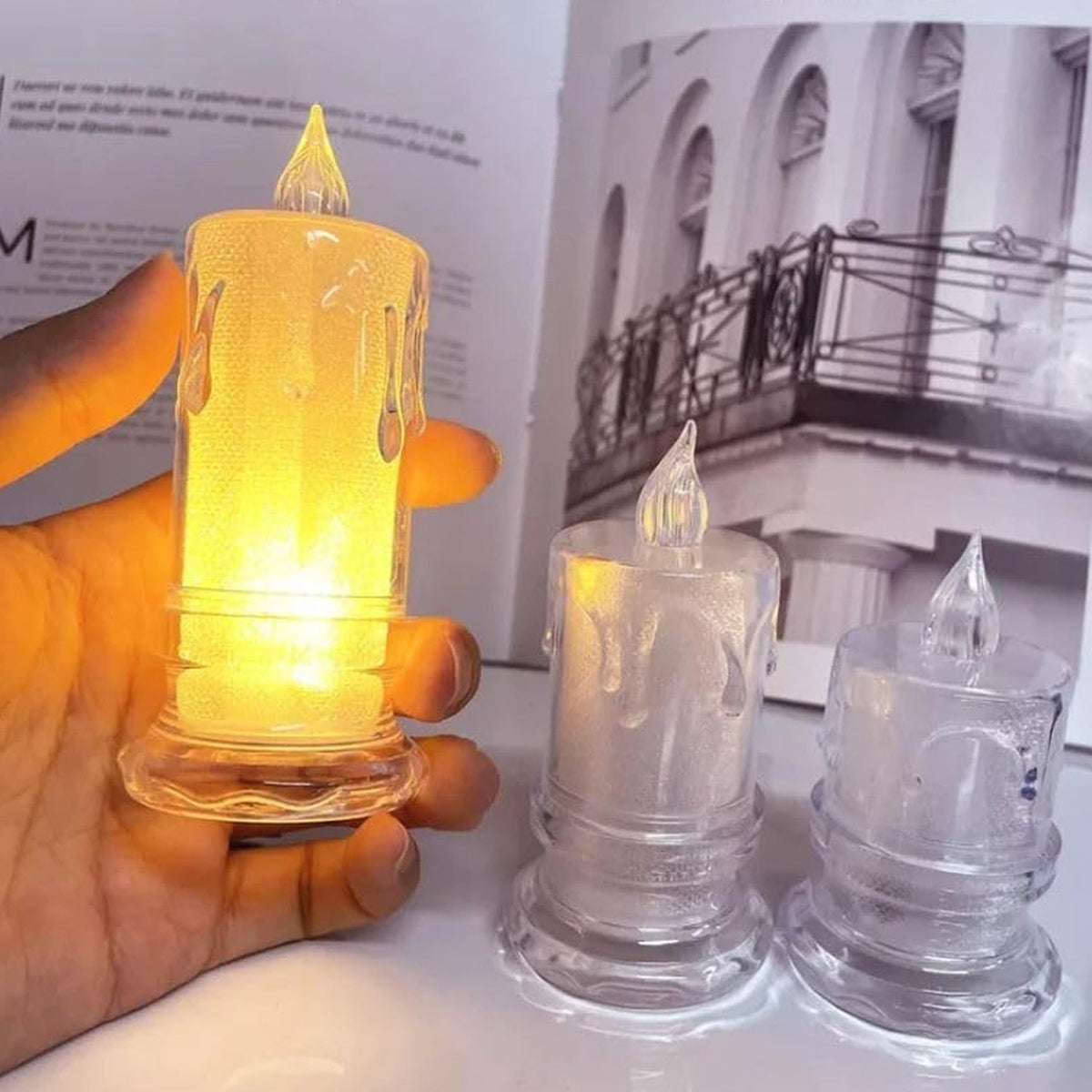LED Tea Light Candle – Flameless Decor Light – view 7