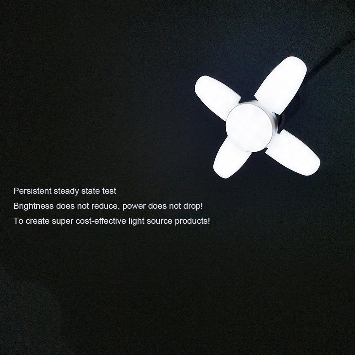 Foldable LED Fan Blade Bulb – Energy Efficient 28V – view 10