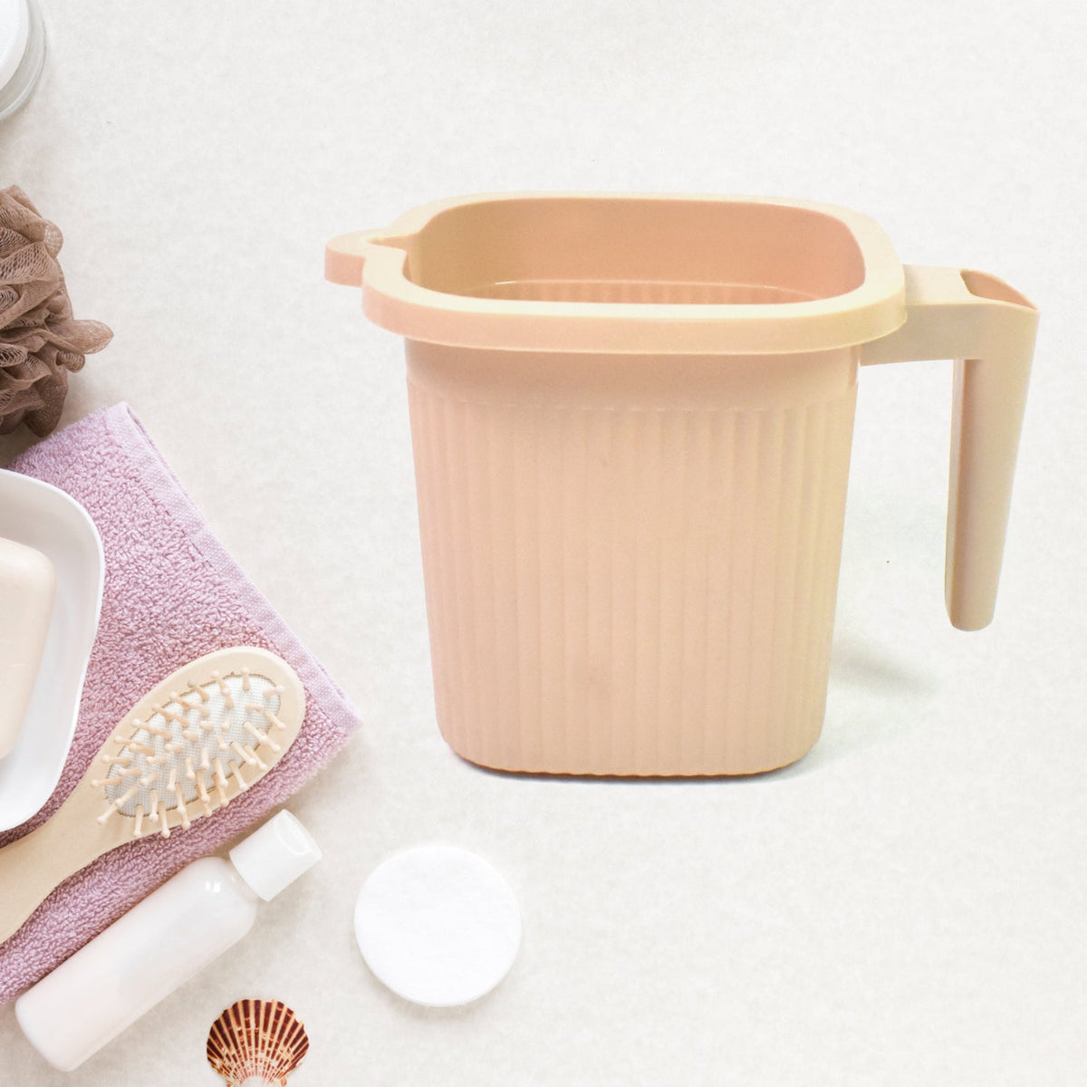 Plastic Bath Mug set – Square, 1000ml (4 Pc) – view 7