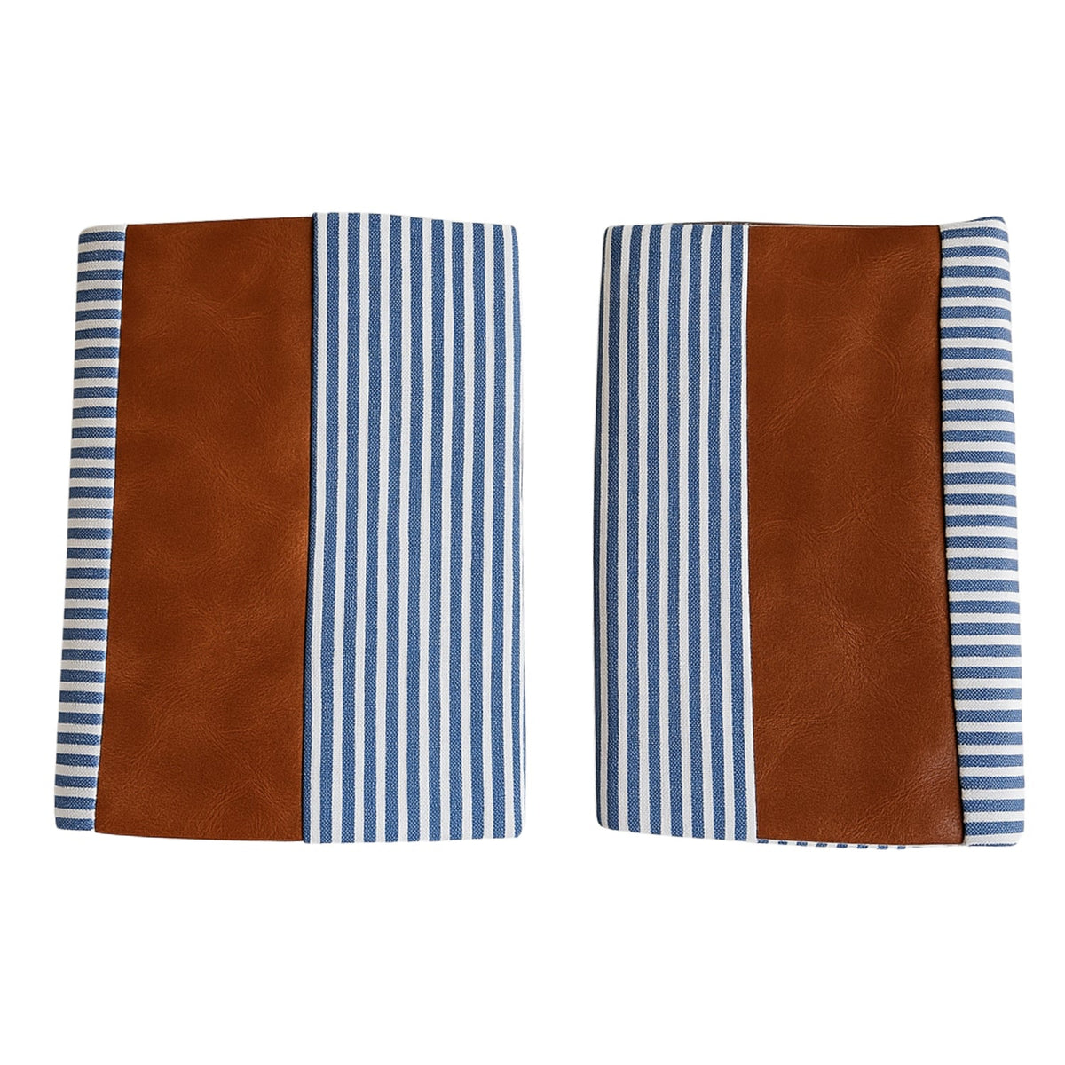 Leather & Cotton Pillow Covers – 20x20 inch (2-Pack)