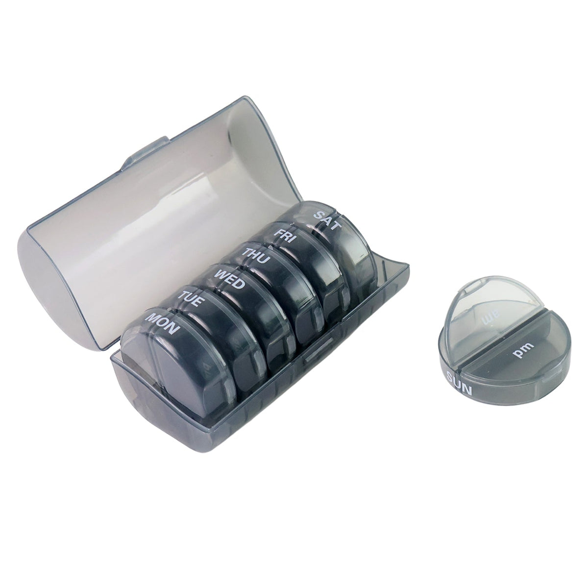 Weekly Pill Organizer – 7 Day AM/PM Medicine Box – alternate view