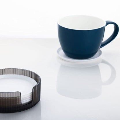Plastic Coasters set of 6 – Spill Protection for Tables – view 7