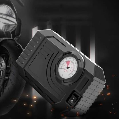 Portable Tire Inflator – 12V Air Compressor with Gauge