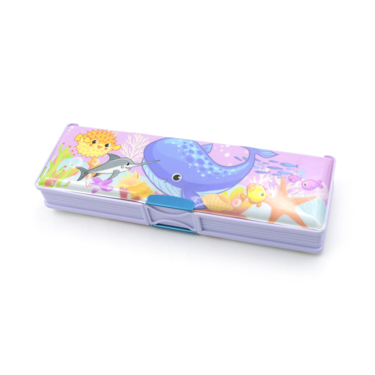 Cartoon Pencil Case – Double Deck Stationery Organizer – detail view