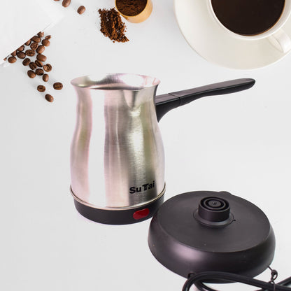 Electric Coffee Maker 800ml – Even Heating Kettle – close-up