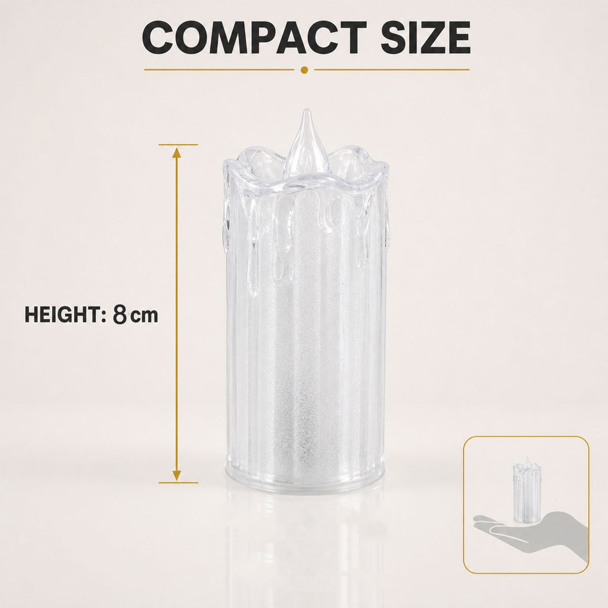Flameless LED Candles – Decorative Tea Lights – view 6