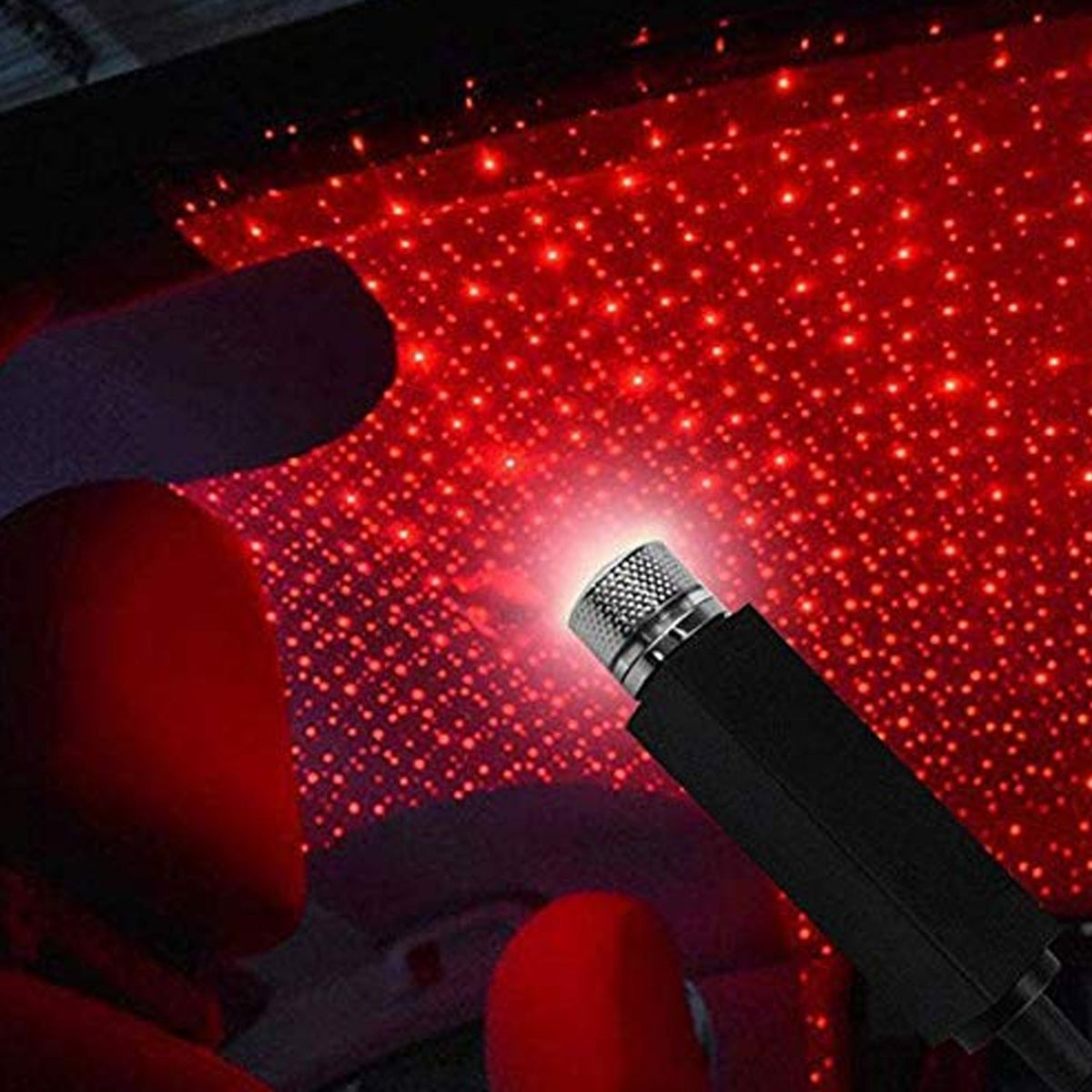 Car Star Projector – USB Roof Galaxy Light – close-up