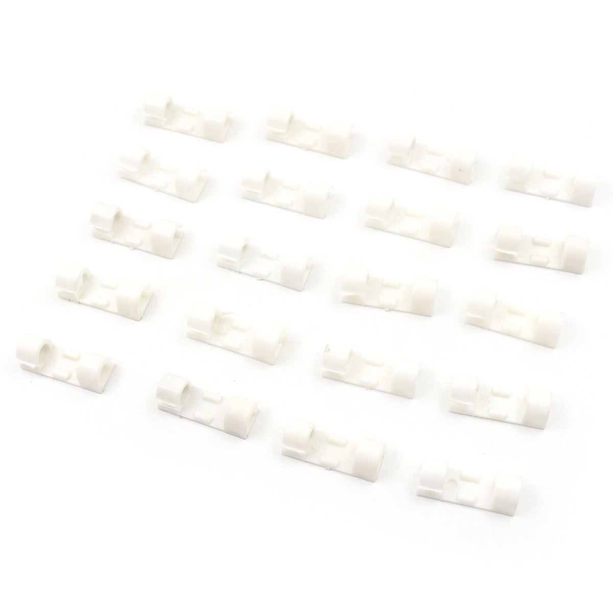 Plastic Cable Clips – Strong Adhesive Wire Organizer (20 – detail view