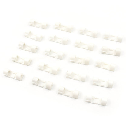 Plastic Cable Clips – Strong Adhesive Wire Organizer (20 – detail view