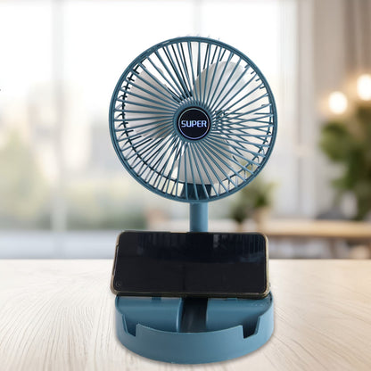 Portable Desktop Fan – Adjustable, Silent, Foldable – view 7