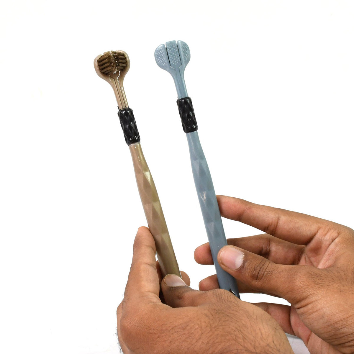 3-Sided Toothbrush – Soft Bristle set for Complete Oral Care – alternate view