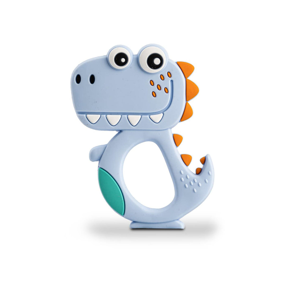 Dinosaur Baby Teether – Soft BPA-Free Silicone – detail view