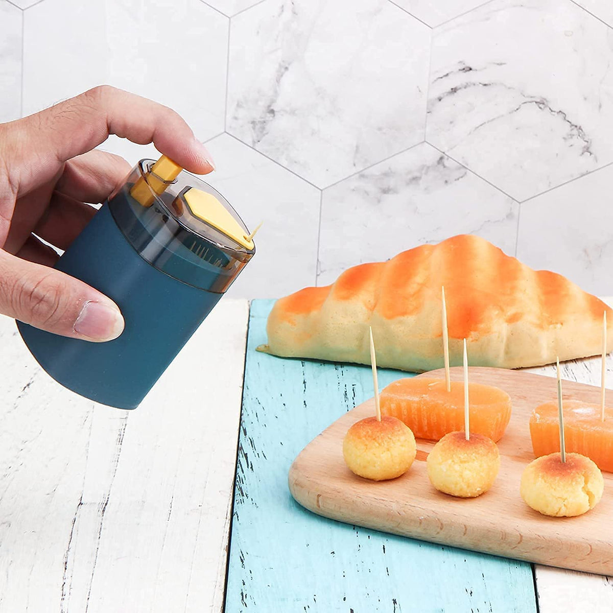 Automatic Toothpick Dispenser – Pop-Up Holder for Kitchen – view 10
