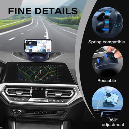 Car Phone Holder – 2-in-1 Anti-Slip Dashboard Mount – view 8