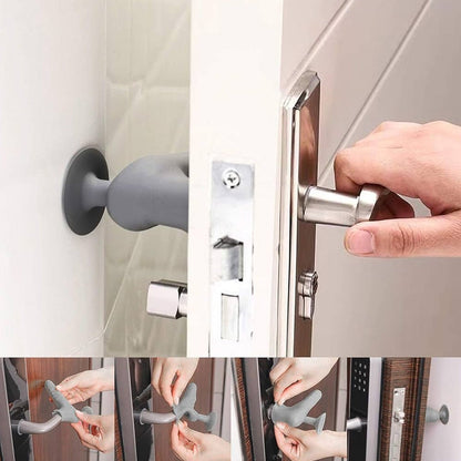 Silicone Door Handle Cover – Quiet & Anti-Static Protection – close-up