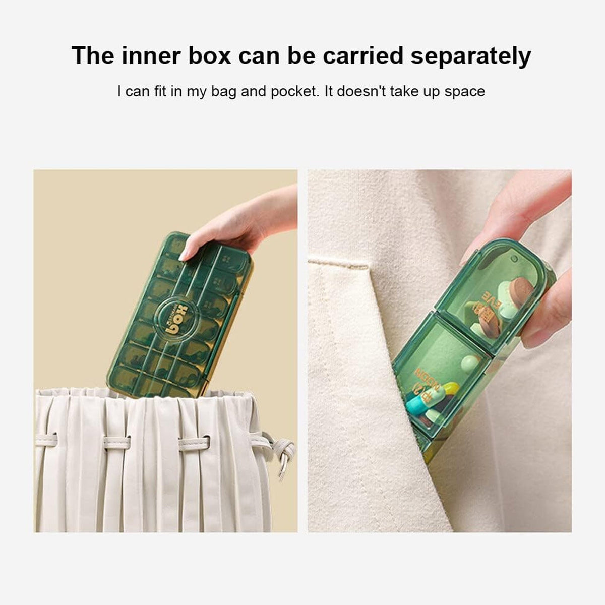 Weekly Pill Organiser – 21-Grid Daily Medication Box – view 8