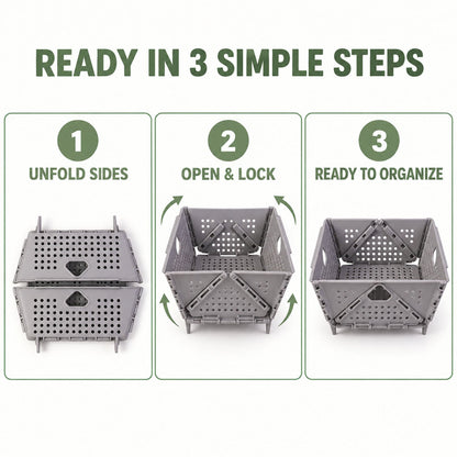 Foldable Storage Basket – Ventilated & Space-Saving – view 9