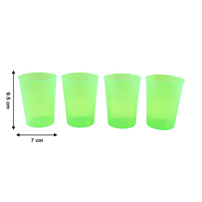 Reusable Plastic Tumblers – BPA-Free 4-Piece set – view 6
