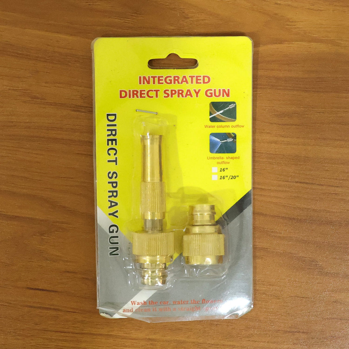 Heavy Duty Brass Garden Hose Nozzle – Adjustable Water – view 8
