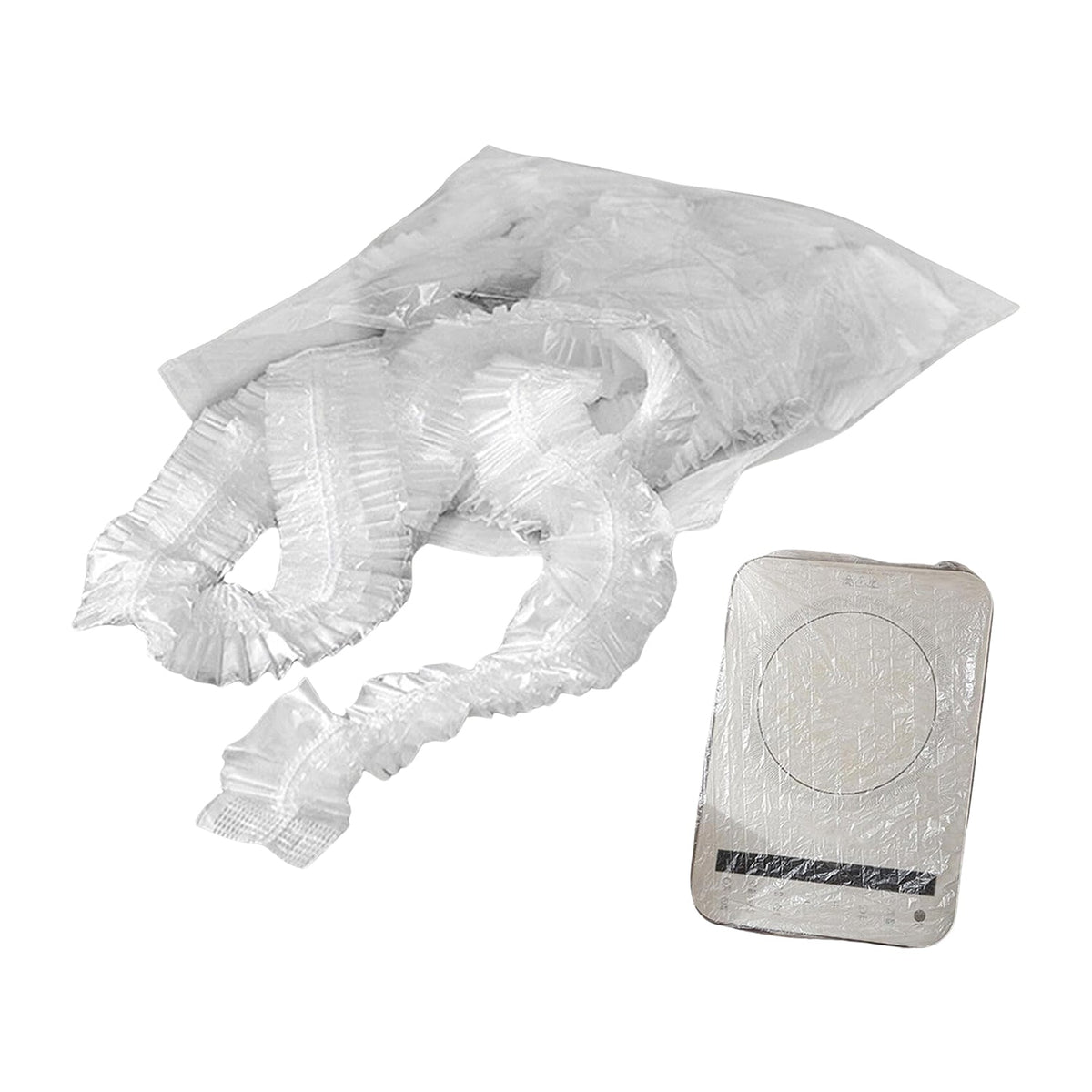 Disposable Furniture Cover – Thick Plastic Dust Proof – side view