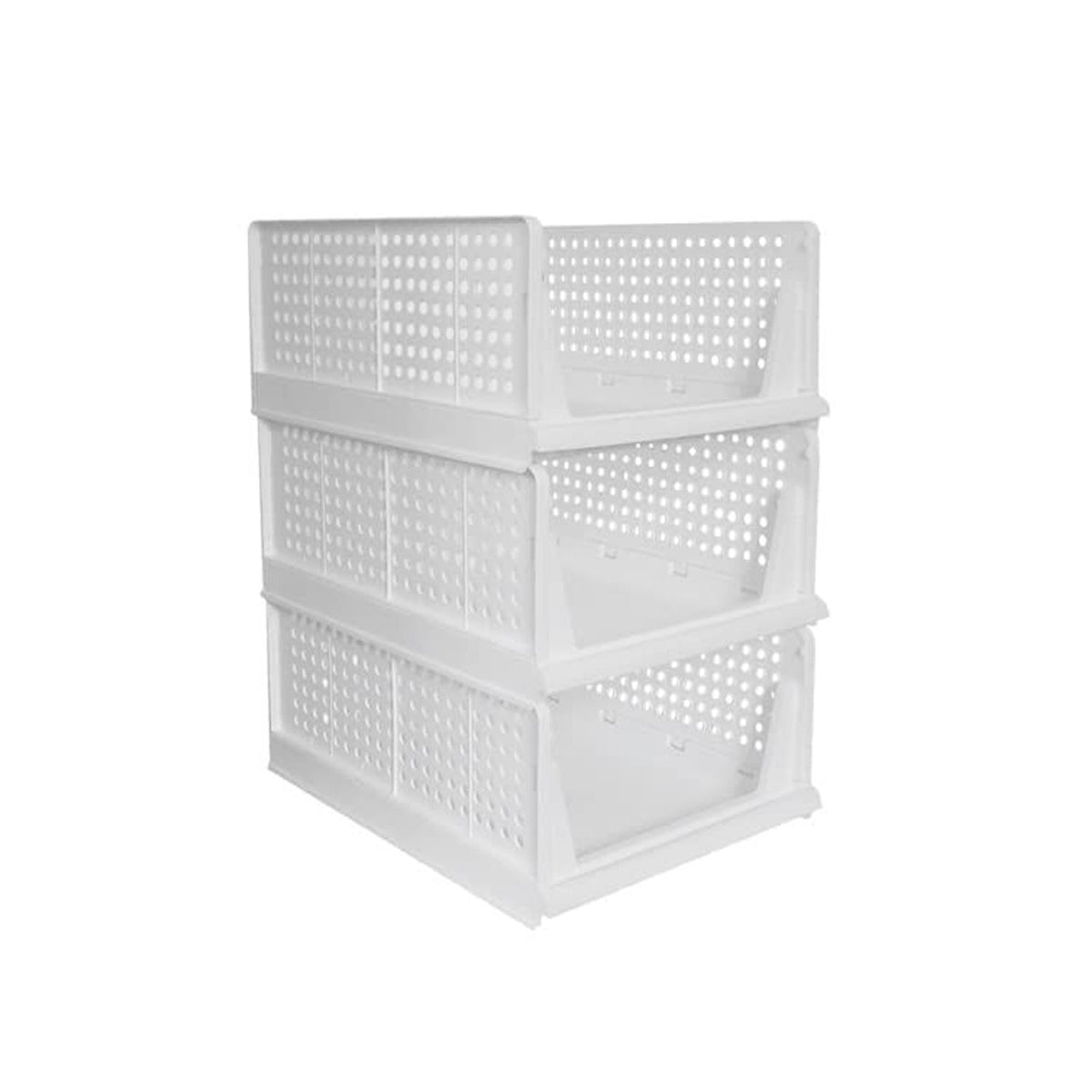 Wardrobe Clothes Organizer – 3-Layer Foldable Storage – close-up