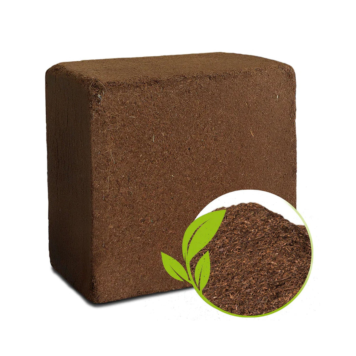 Organic Cocopeat Block – 1 kg Potting Mix for Plants