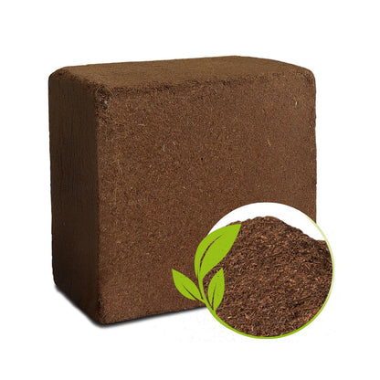 Organic Cocopeat Block – 1 kg Potting Mix for Plants