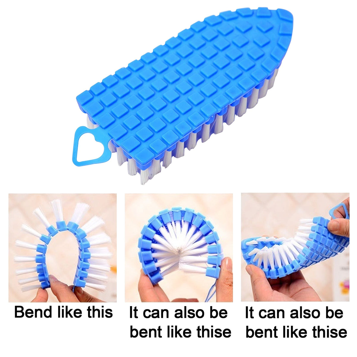 Flexible Cleaning Brush – Multipurpose Home & Kitchen – close-up