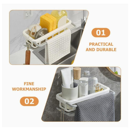 Kitchen Sink Organizer – Retractable Drain Rack – view 8