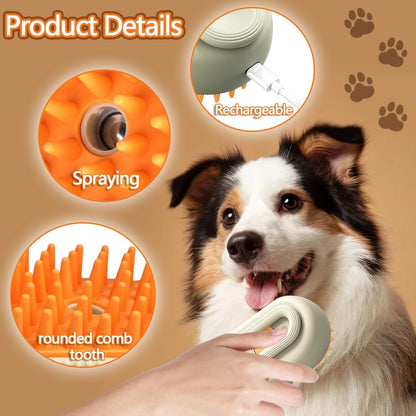 Electric Pet Steam Brush – Hair Removal & Massage – view 8
