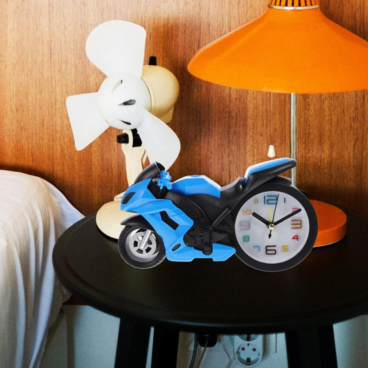 Retro Motorcycle Alarm Clock – Silent Engine Design – view 8