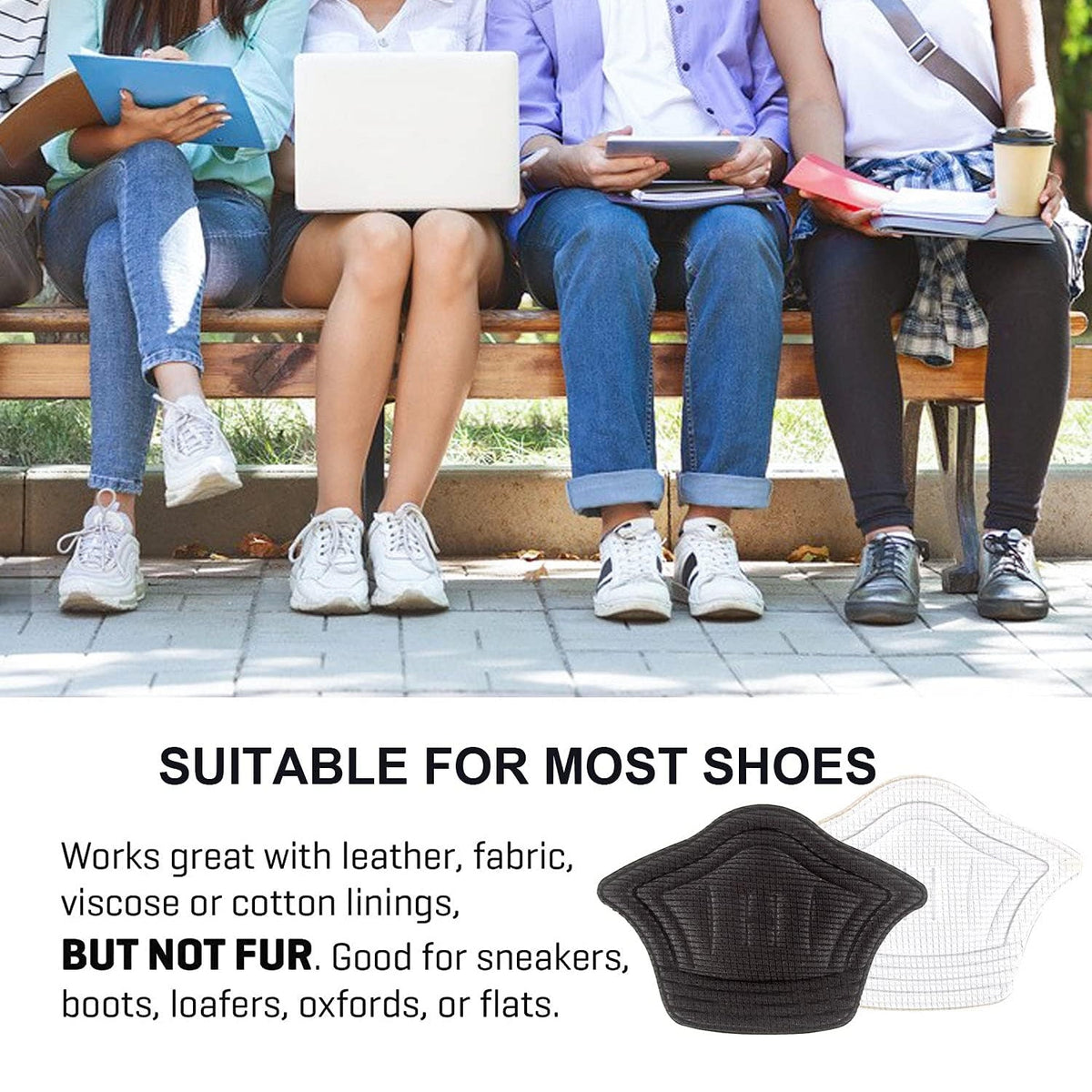 Heel Cushion Pads – Soft & Protective Shoe Insoles – view 9