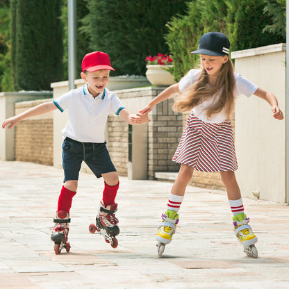 LED Inline Skates – Adjustable Flashing Wheels for All – view 9