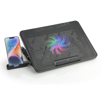 Laptop Cooling Pad – Dual Quiet LED Fans & Adjustable Stand – alternate view