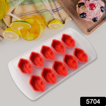 Multi Fruit Shapes Silicone Ice Cube Tray – – side view