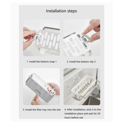 Kitchen Sink Organizer – Retractable Drain Rack – view 9