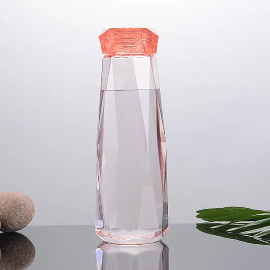 Glass Fridge Water Bottle – 500ml Durable & BPA-Free
