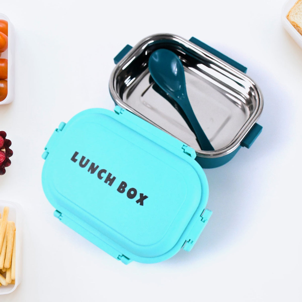 Leakproof Stainless Steel Lunch Box set – Insulated – alternate view