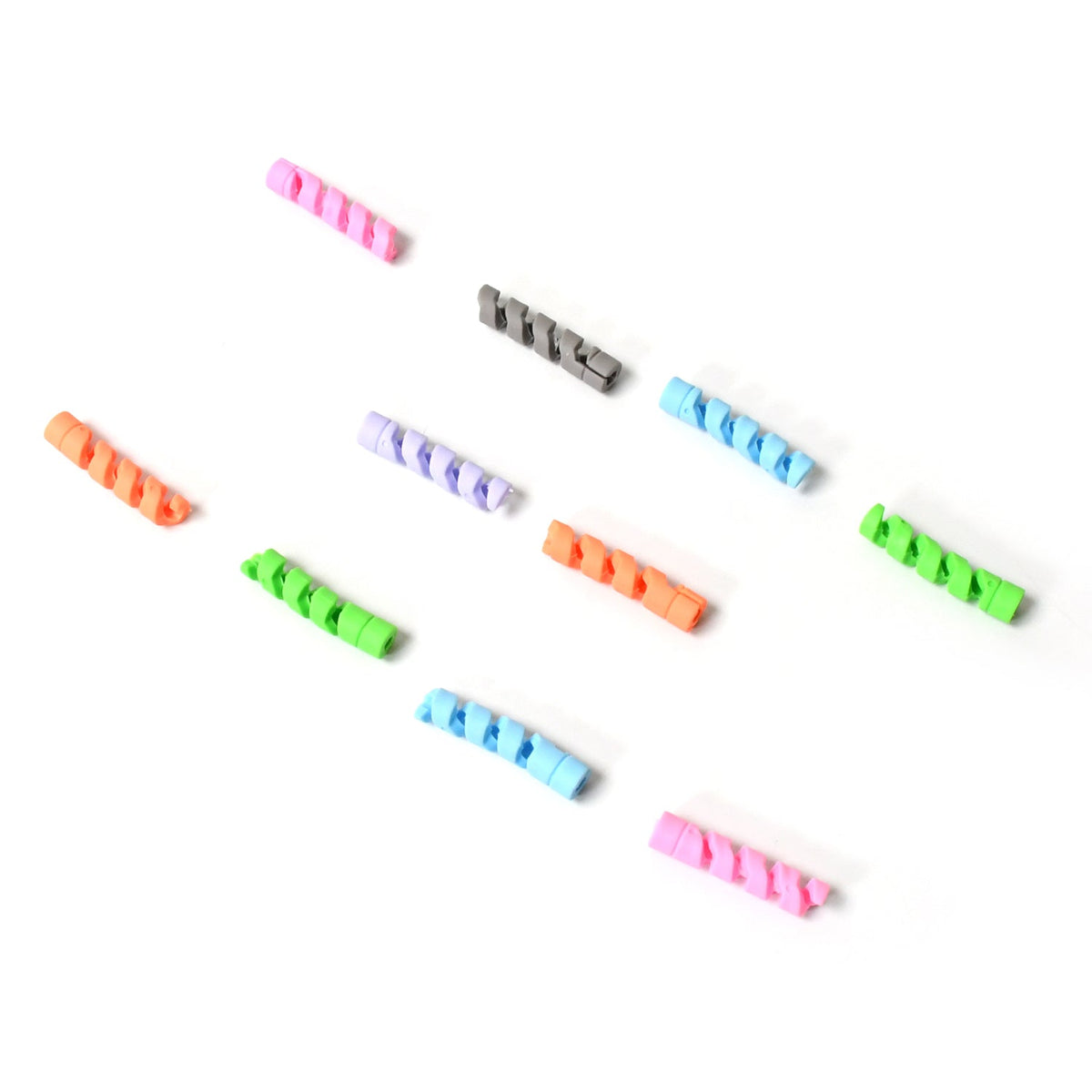 Cable Protector – 10-Pack Flexible Silicone for Chargers – alternate view