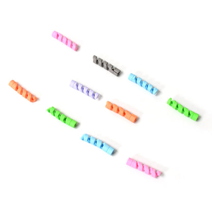 Cable Protector – 10-Pack Flexible Silicone for Chargers – alternate view