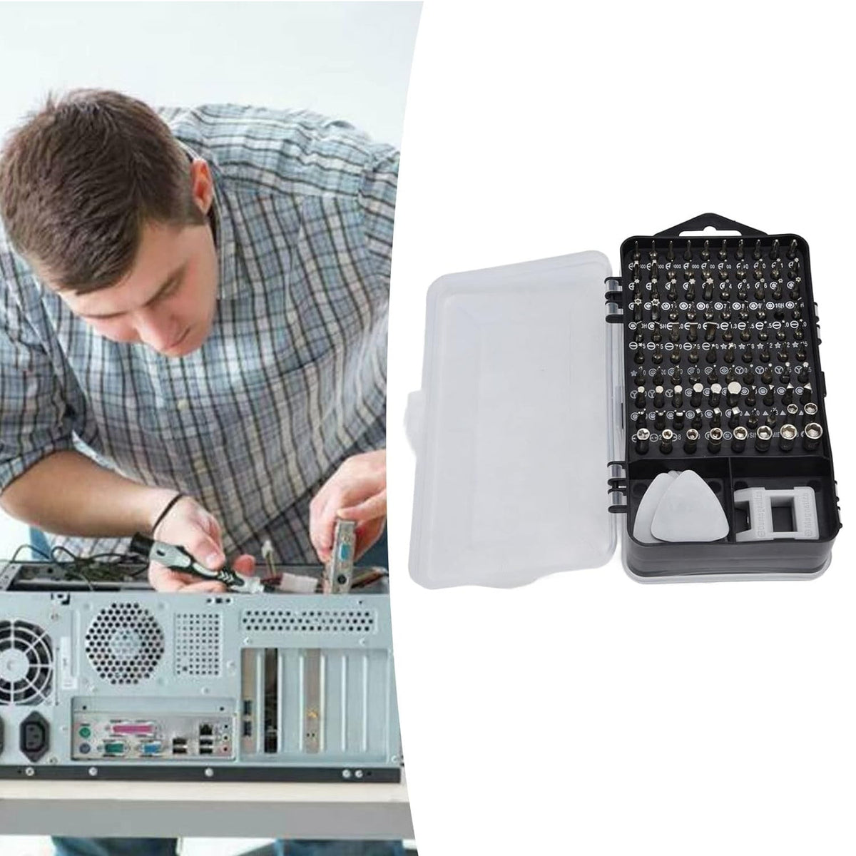 Precision Screwdriver Kit – 117-Piece Electronics Repair set – view 7