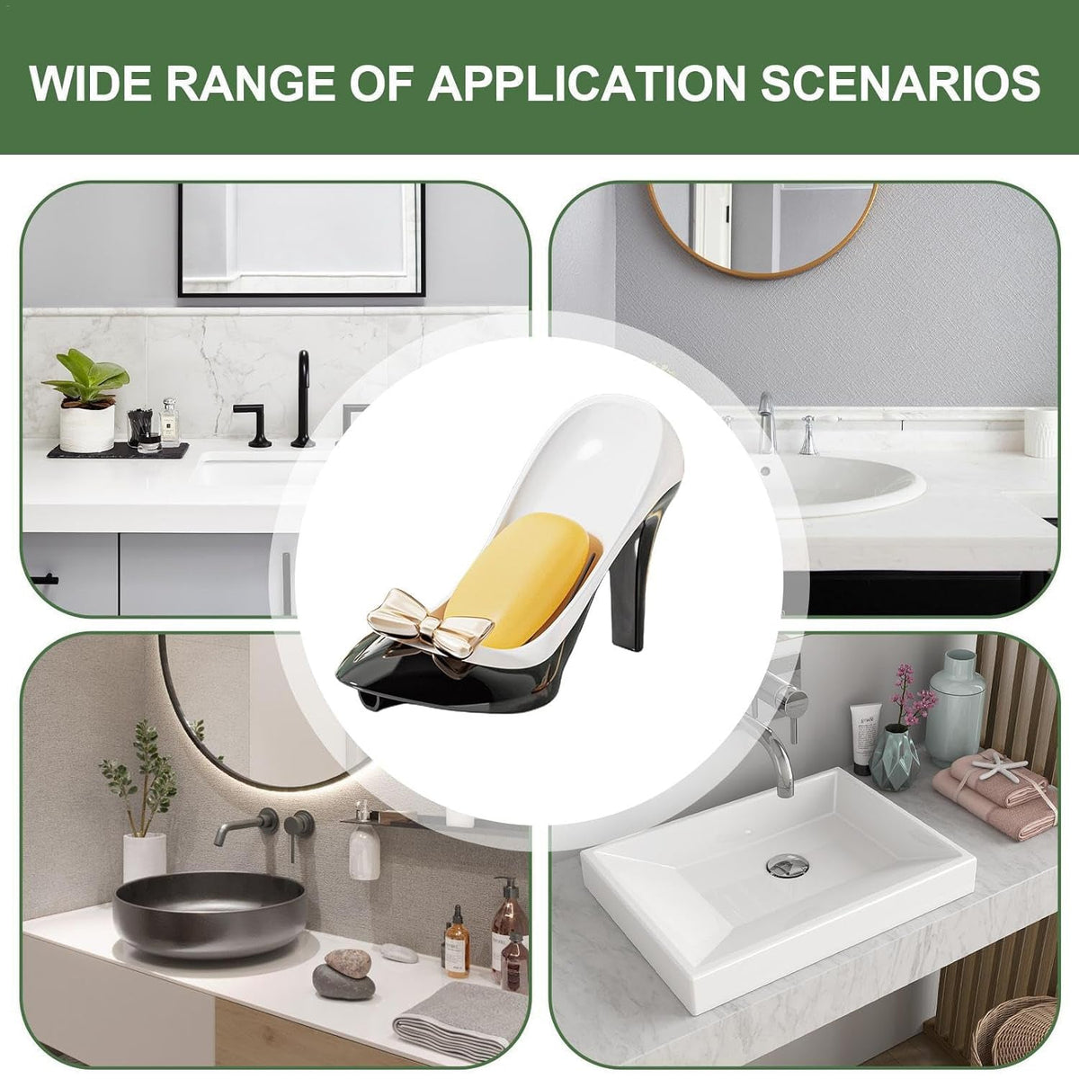 High Heels Soap Box – Stylish Suction Cup Soap Holder – view 11