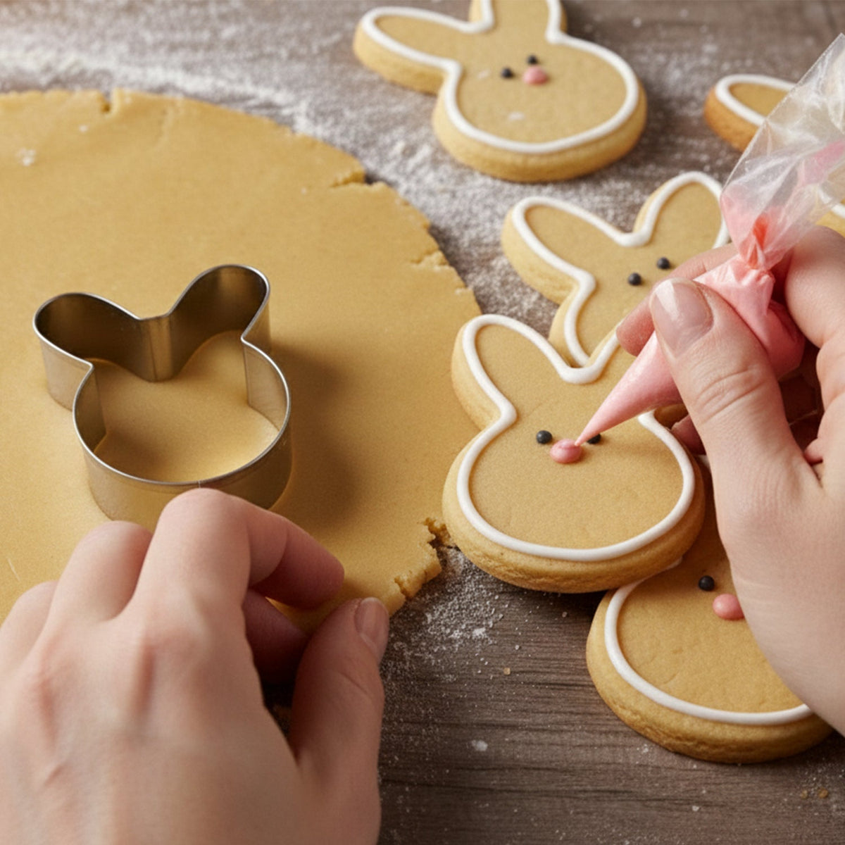 Stainless Steel House Shape Cookie Cutter set – 3 Durable – detail view