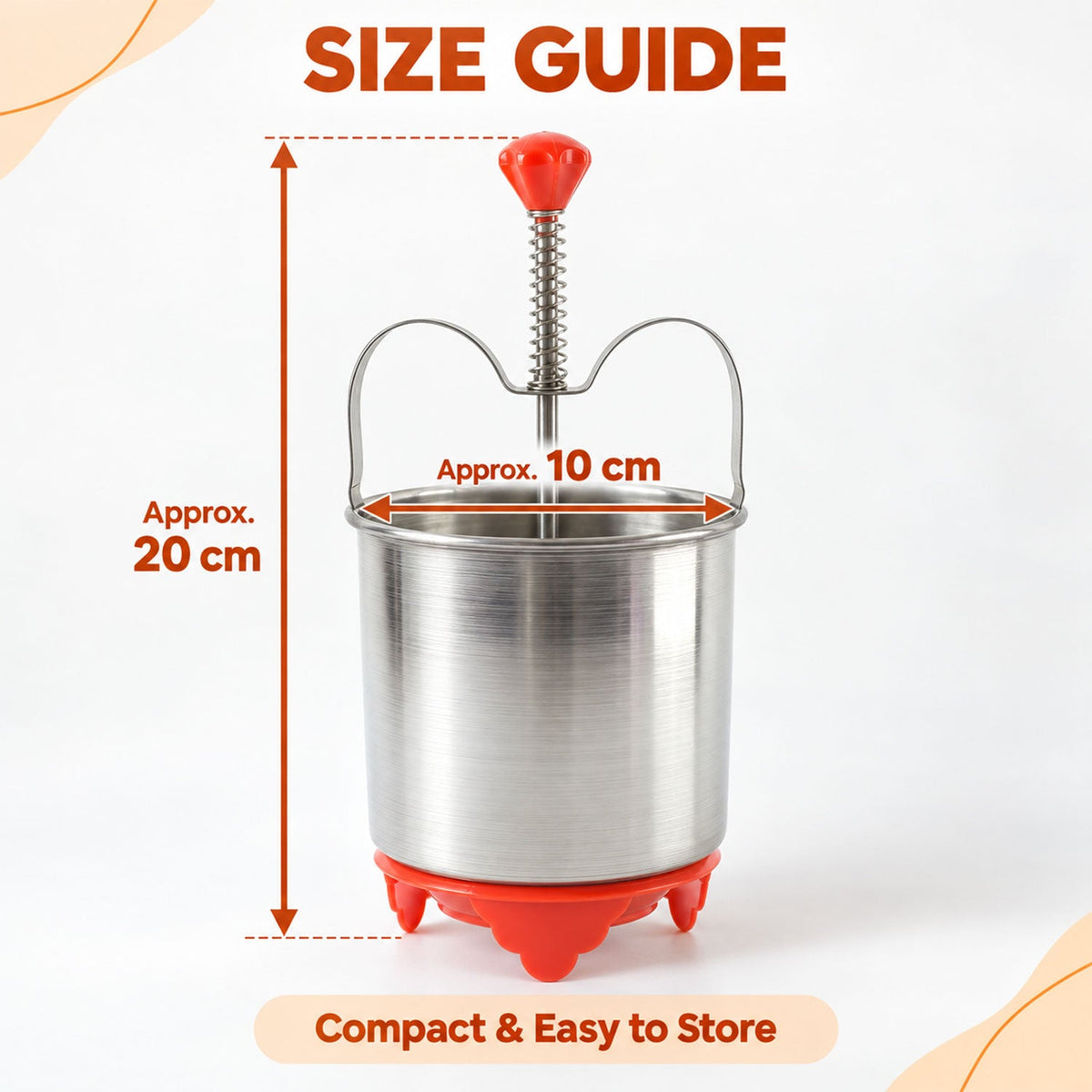 Medu Wada Maker – Stainless Steel Donut Dispenser – view 6