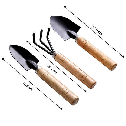 Garden Tool set – 3-Piece Hand Cultivator, Trowel & Fork – view 9